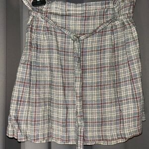 American Eagle Outfitters Plaid Mini Skirt cottagecore casual